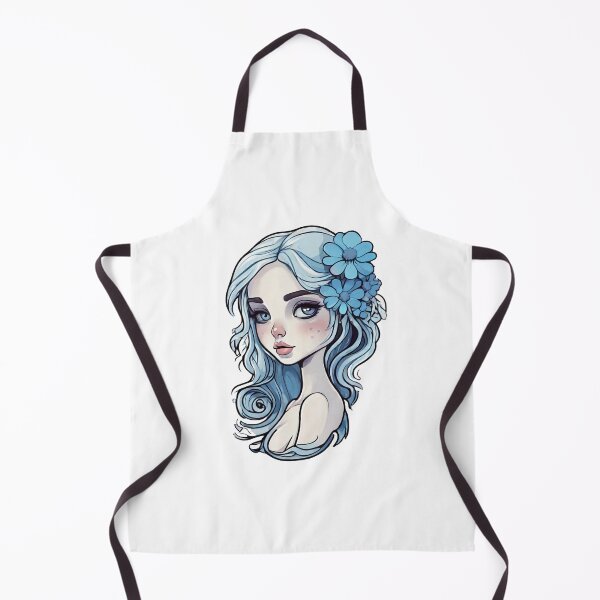 Item preview, Blue flower girl designed and sold by whiterabbitw.