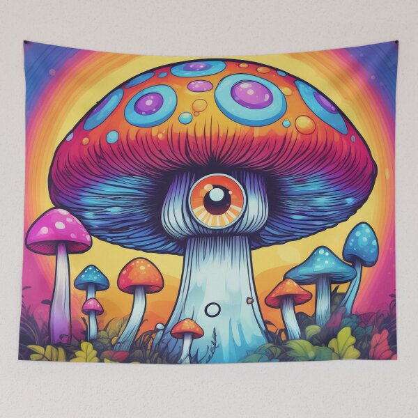 Item preview, Magic Mushrooms, Shrooms, Psychedelic, Trippy Cute, Colorful, Cottagecore, Retro designed and sold by shypixels.