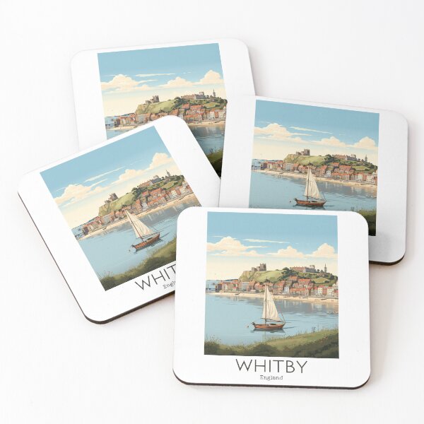 Item preview, A Vintage Travel Illustration of Whitby - England  designed and sold by GoodOldVintage.