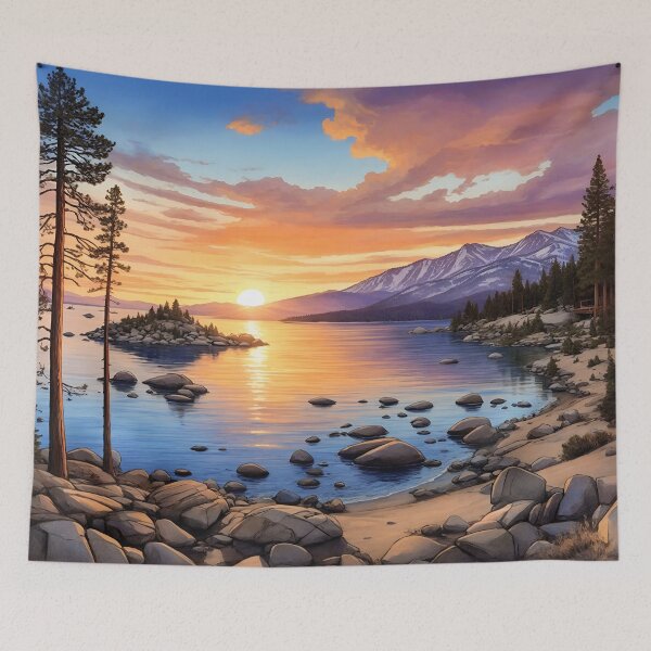 Item preview, The beauty of Lake Tahoe  designed and sold by canvasriddle.