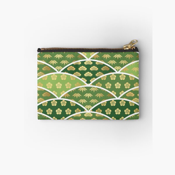 Item preview, Japanese wave pattern Green Geometric designed and sold by Dzhon99.