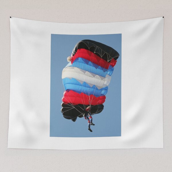 Item preview, parachutist on blue sky extreme sport  designed and sold by goceris.