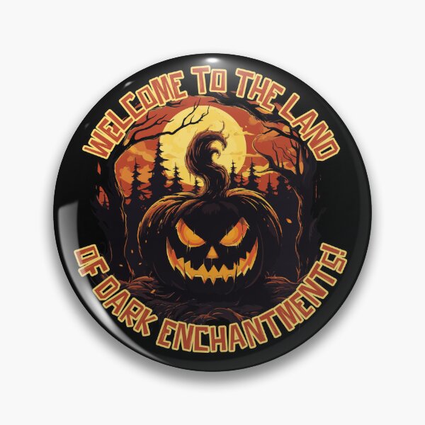 Aperçu de l'œuvre Citrouille effrayante d'Halloween - bienvenue dans le pays créée et vendue par Digital Sanctuary.