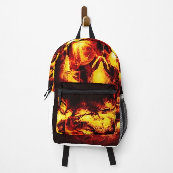 Item preview, Skeleton face with flames designed and sold by MegsSD.
