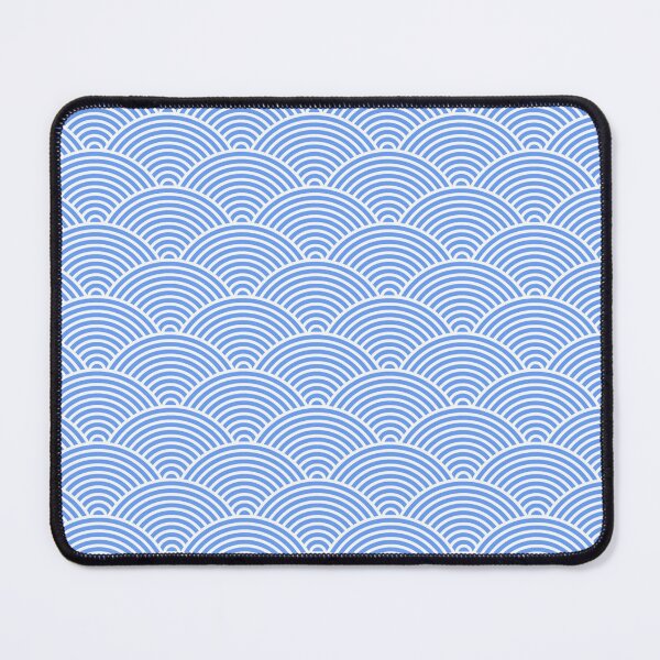 Item preview, Japanese wave pattern blue Geometric Minimalist designed and sold by Dzhon99.