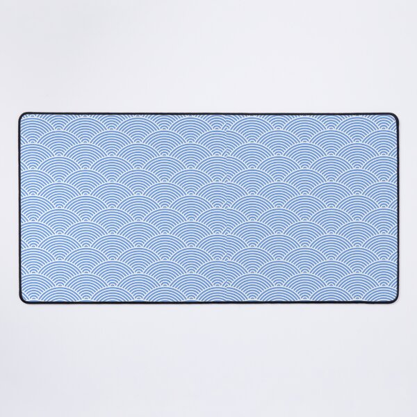 Item preview, Japanese wave pattern blue Geometric Minimalist designed and sold by Dzhon99.