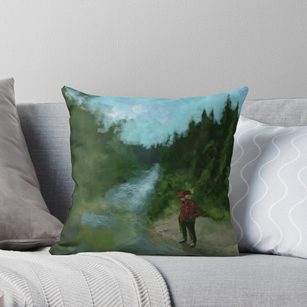 Item preview, Throw Pillow designed and sold by Rhunyc.