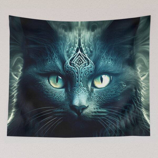 Item preview, The Ancient worshipped cat designed and sold by ManuelAndreas.