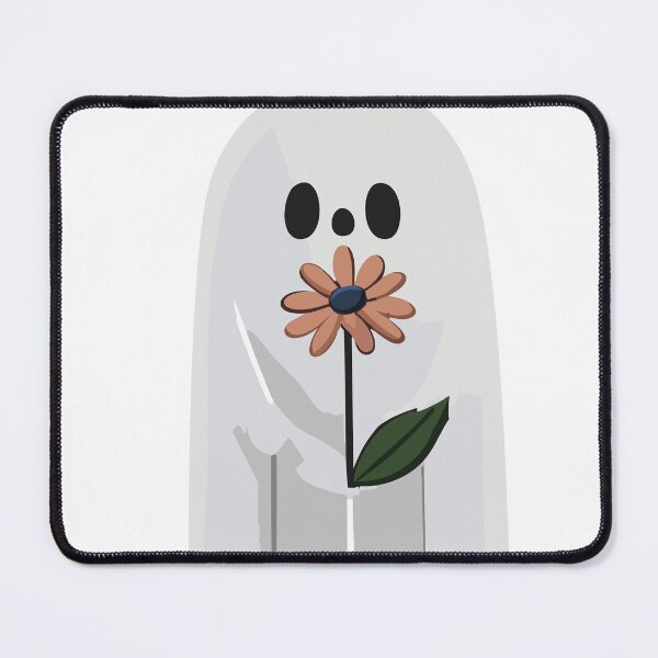 Item preview, Ghost with flower designed and sold by lilsatschnt.