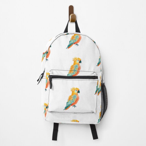Item preview, African Parrot. Cool collared cockatoo parrot. For printing stickers, posters, prints on a T-shirt designed and sold by Anastasiia Yurevych.