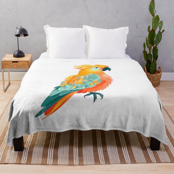 Item preview, African Parrot. Cool collared cockatoo parrot. For printing stickers, posters, prints on a T-shirt designed and sold by Anastasiia Yurevych.