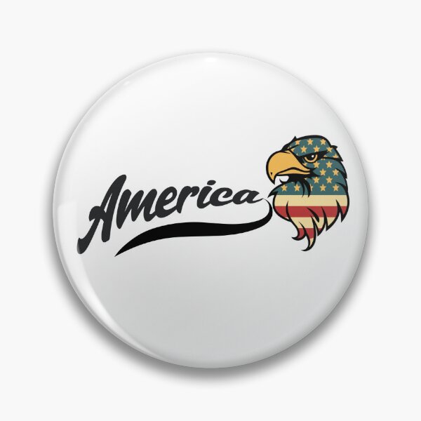Item preview, American flag, bald eagle designed and sold by cocokara999.