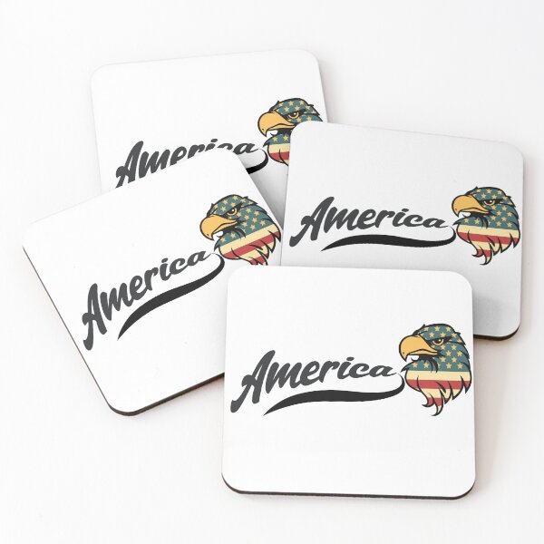Item preview, American flag, bald eagle designed and sold by cocokara999.