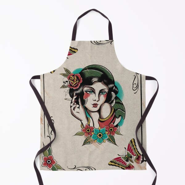 Item preview, Traditional lady head print designed and sold by Karl Downes.
