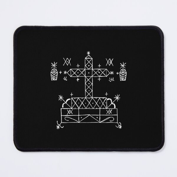 Item preview, Baron Samedi Voodoo Veve (White) 	 designed and sold by ezywueblw70.