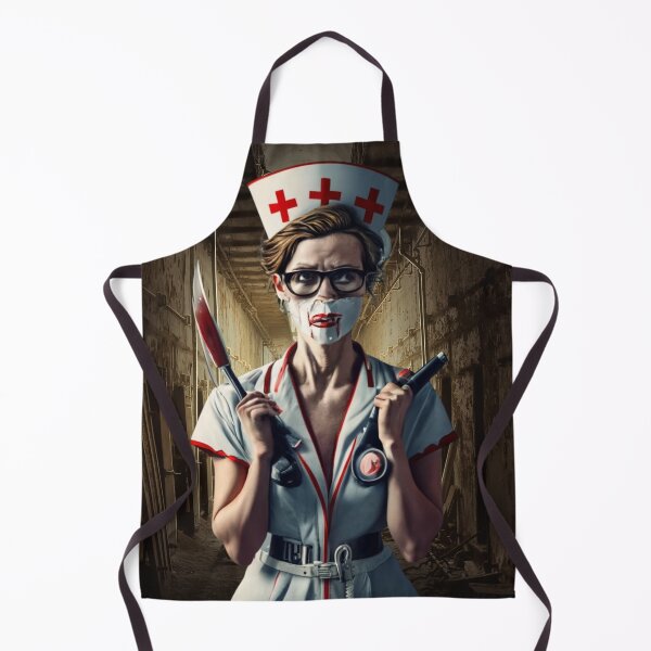 Item preview, Halloween Nurse - knife her weapon designed and sold by Print4Shirt4You.