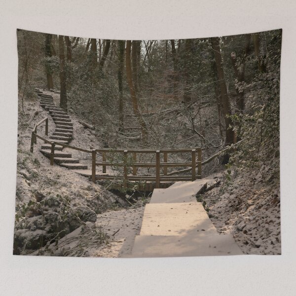Item preview, Snowy Ironbridge Gorge designed and sold by rawshutterbug.