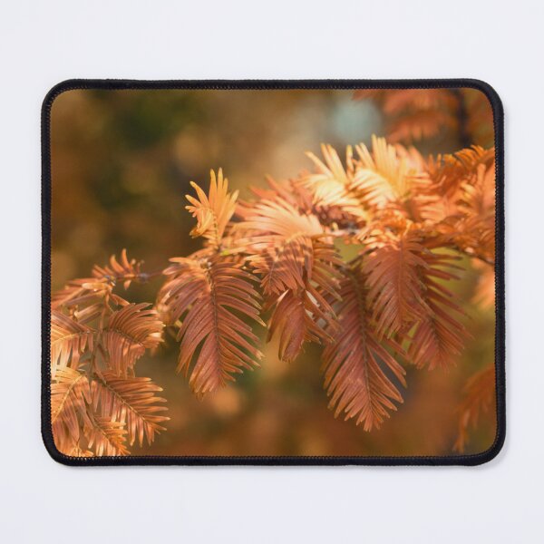 Item preview, Autumnal Tamarack Branch in Rich Orange designed and sold by Georgia Mizuleva.