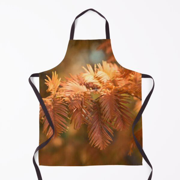 Item preview, Autumnal Tamarack Branch in Rich Orange designed and sold by Georgia Mizuleva.