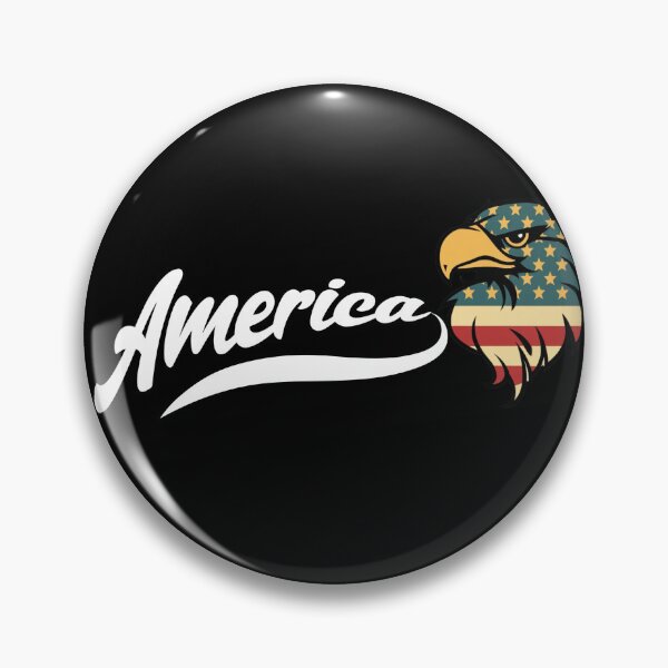Item preview, American flag, bald eagle designed and sold by cocokara999.