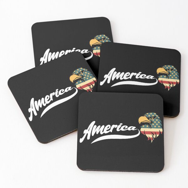 Item preview, American flag, bald eagle designed and sold by cocokara999.