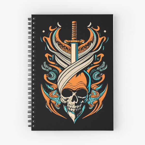 Item preview, Demon Skull Pierced With Sword designed and sold by AfroBeeHouse.