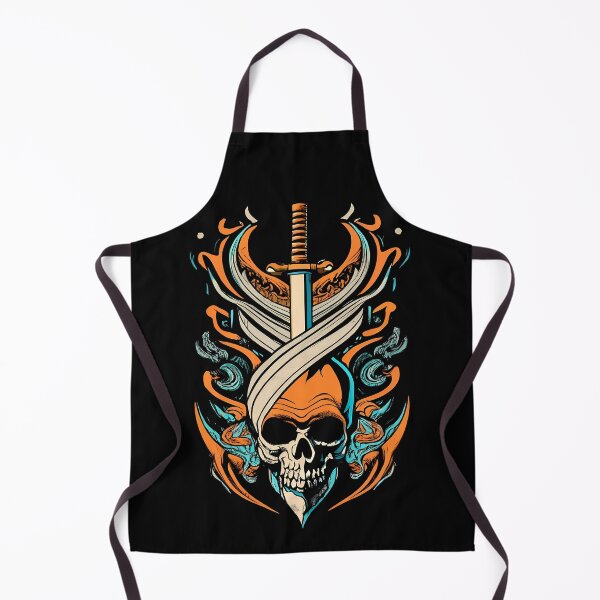 Item preview, Demon Skull Pierced With Sword designed and sold by AfroBeeHouse.
