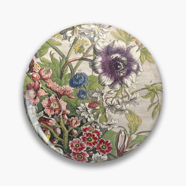 Item preview, February, from The Twelve Months of Flowers, by Robert Furber (1732) High definition designed and sold by MINDTHECHERRY.