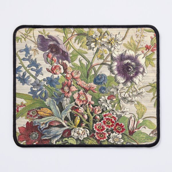 Item preview, February, from The Twelve Months of Flowers, by Robert Furber (1732) High definition designed and sold by MINDTHECHERRY.