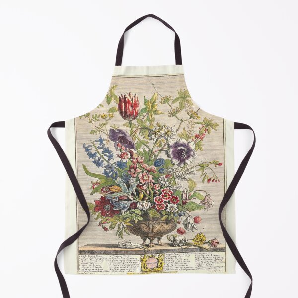 Item preview, February, from The Twelve Months of Flowers, by Robert Furber (1732) High definition designed and sold by MINDTHECHERRY.