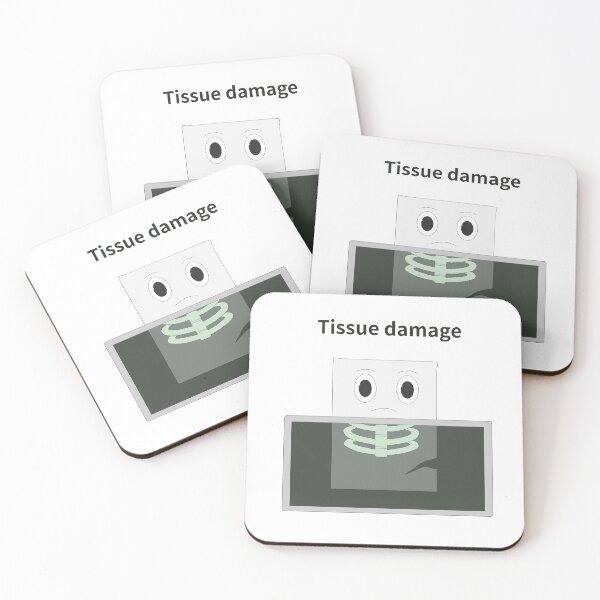 Item preview, Daño al tejido designed and sold by Sketchy Thinks.