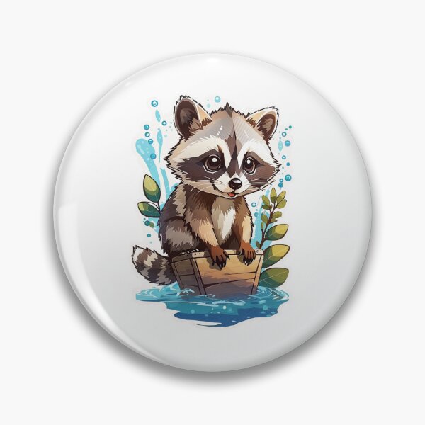 Item preview, Aqua Racoon  designed and sold by LabZoidd.