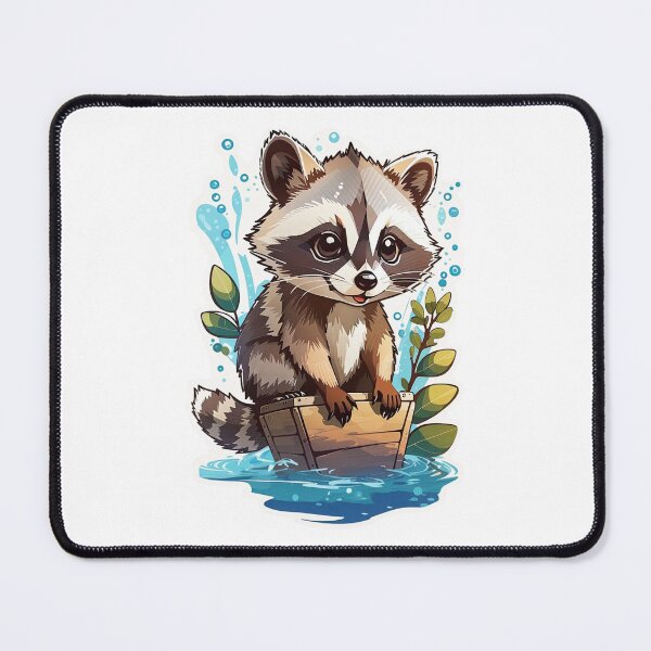 Item preview, Aqua Racoon  designed and sold by LabZoidd.