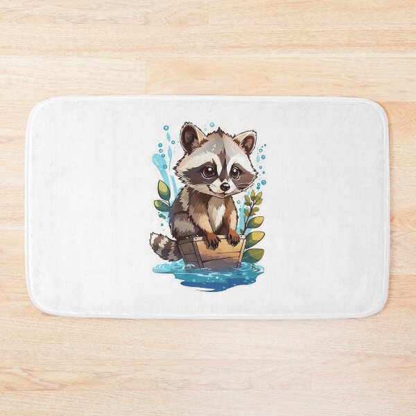 Item preview, Aqua Racoon  designed and sold by LabZoidd.