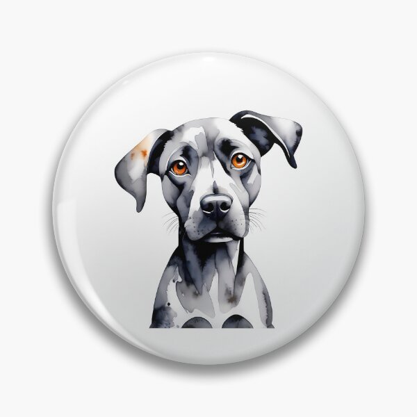 Item preview, Grey Spotted Dog Watercolour designed and sold by PixelFixArt.