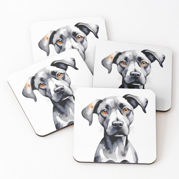 Item preview, Grey Spotted Dog Watercolour designed and sold by PixelFixArt.