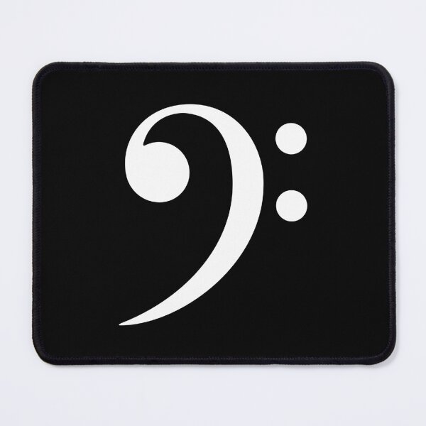 Item preview, Bass Clef Symbol (White) designed and sold by STUDIO-72.