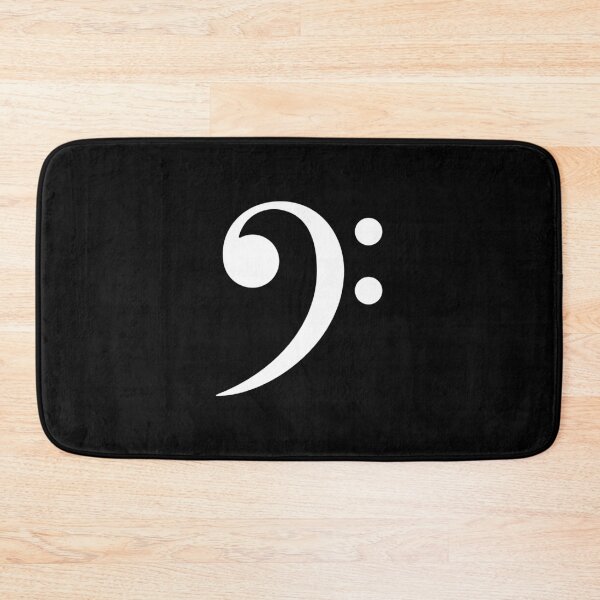 Item preview, Bass Clef Symbol (White) designed and sold by STUDIO-72.