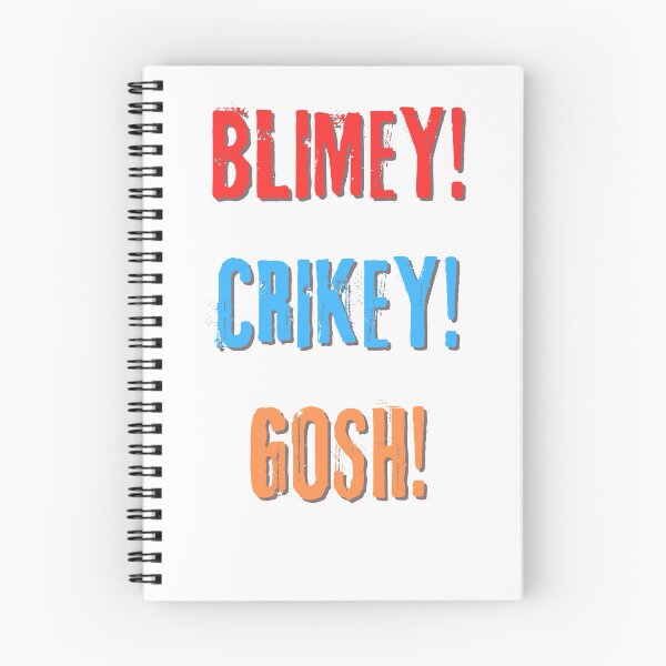 Item preview, Blimey! Crikey! Gosh! designed and sold by AngelArtss.