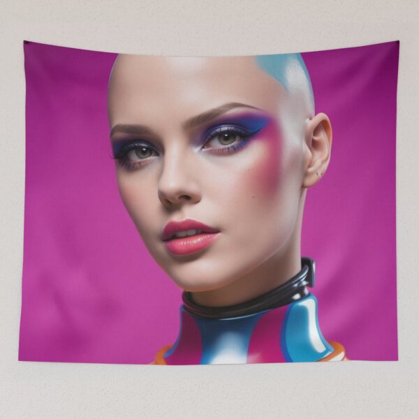 Item preview, Portrait of a woman with makeup designed and sold by jsebouvi.