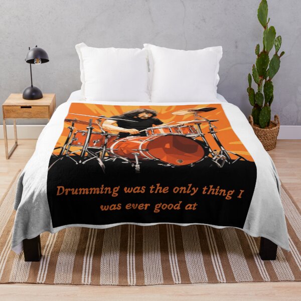Item preview, Drumming quote designed and sold by Tiny-Mess.