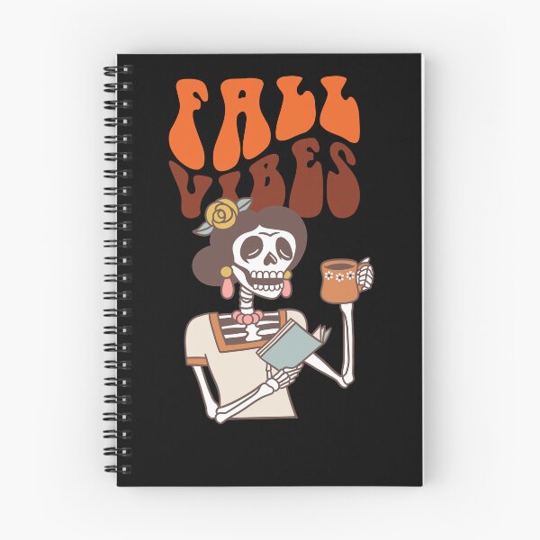 Item preview, Funny Skeleton reading a book and enjoying Coffee and fall vibes designed and sold by Reda Ls ⭐️⭐️⭐️⭐️⭐️.