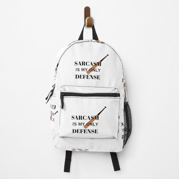 Item preview, sarcasm is my only defense(black) designed and sold by creativerooney.