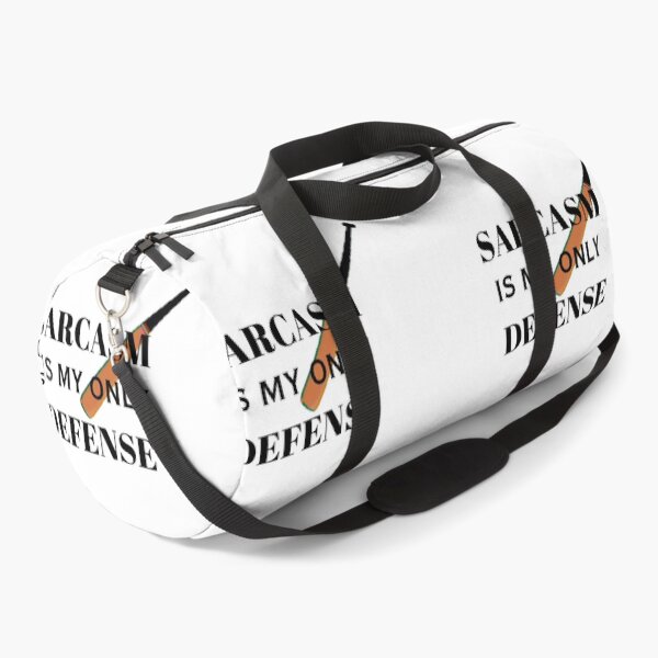 Item preview, sarcasm is my only defense(black) designed and sold by creativerooney.