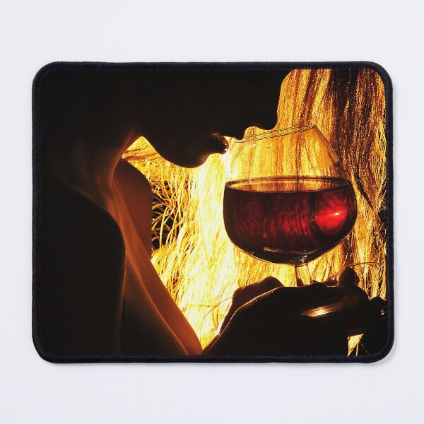Item preview, Black Profile with a Glass of Wine designed and sold by Carnisch.