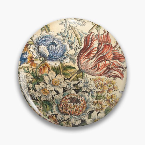 Item preview, March, from The Twelve Months of Flowers, by Robert Furber (1732) High definition designed and sold by MINDTHECHERRY.