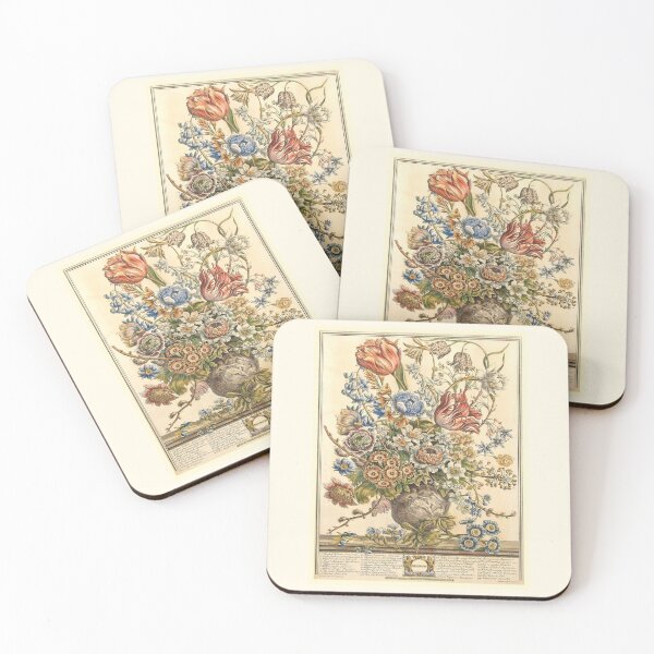 Item preview, March, from The Twelve Months of Flowers, by Robert Furber (1732) High definition designed and sold by MINDTHECHERRY.