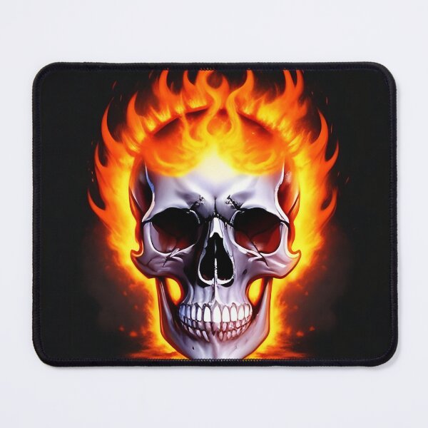 Item preview, Firey skull designed and sold by Sureshmoksh.