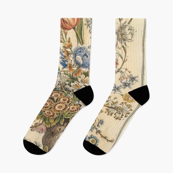 Item preview, March, from The Twelve Months of Flowers, by Robert Furber (1732) High definition designed and sold by MINDTHECHERRY.
