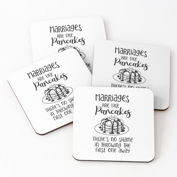 Item preview, Divorce is like a pancake designed and sold by Marilyn Franklin.